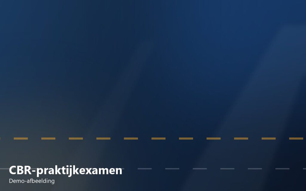 Voorbereiding op het CBR-praktijkexamen